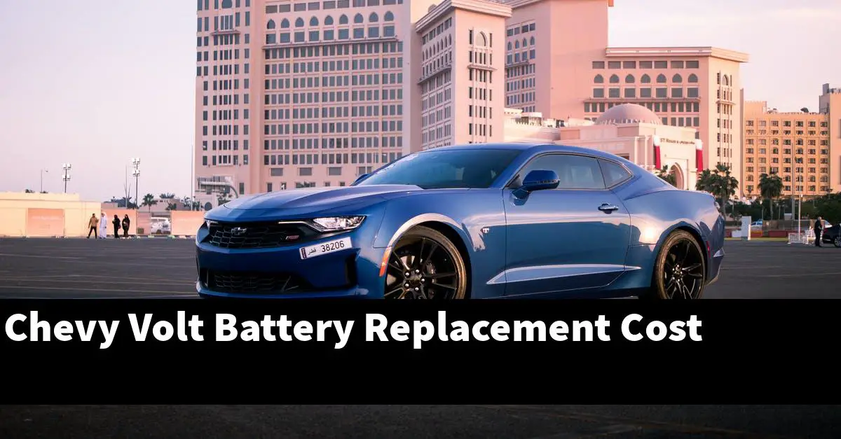 Chevy Volt Battery Replacement Cost