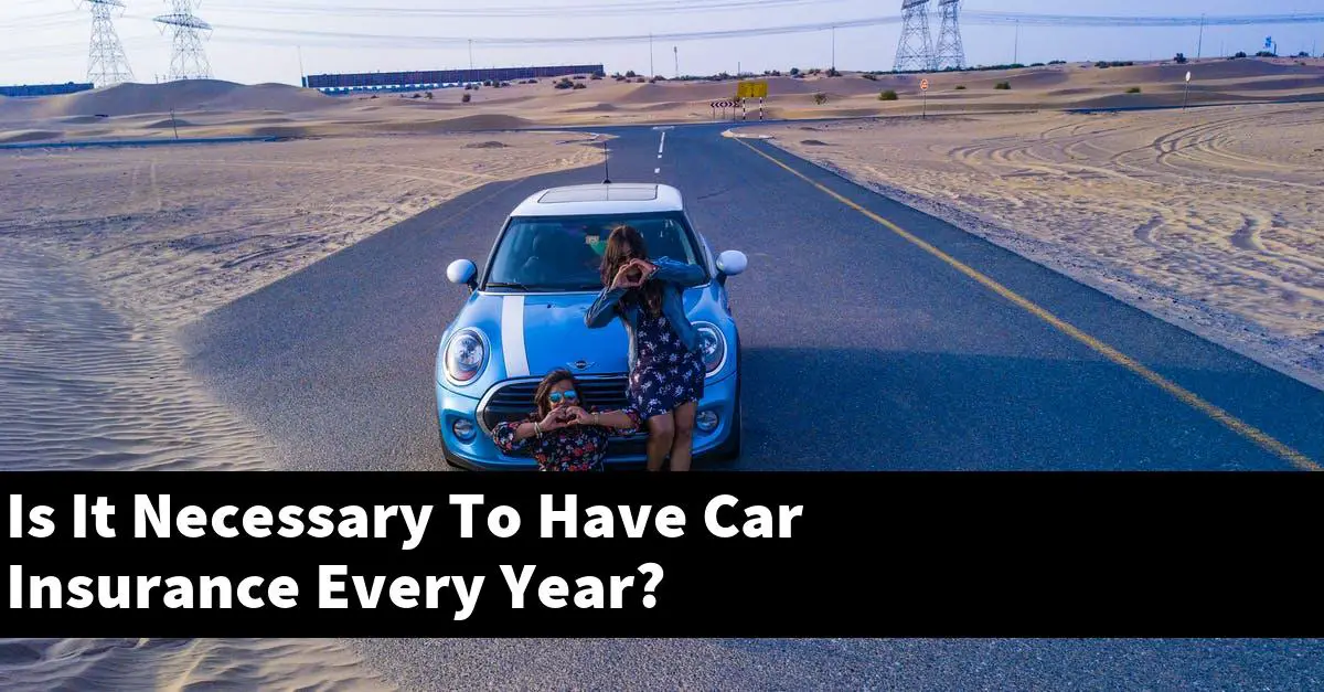 Is It Necessary To Have Car Insurance Every Year?